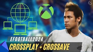 EFOOTBALL2024 VERSÃO MICROSOFT COM CROSSPLAY E CROSSAVE [upl. by Aziaf622]