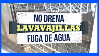 🤷‍♀️ LAVAVAJILLAS NO SACA EL AGUA Prueba 1 que debes hacer [upl. by Aihgn]