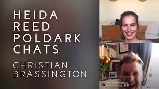 Heida Reed and Christian Brassington  Live Instagram Poldark Chat [upl. by Groveman269]