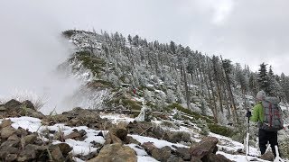 Cucamonga Peak Overnight  Snowing in May [upl. by Eldin]