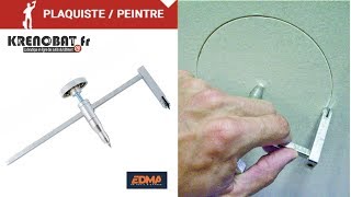 Cutter circulaire de plaquiste Circle Cutter®  Edma [upl. by Derby]