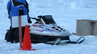 Snowmobile Races  Stephenville [upl. by Yecal]