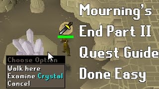 OSRS Mournings End Part 2 Quest Guide  Quest Guides Done Easy  Framed [upl. by Gesner]