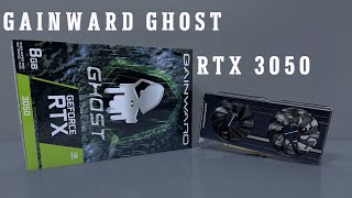 GAINWARD GHOST RTX 3050 8GB UNBOX INSTALL TEST [upl. by Swanhilda]