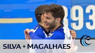 Silva and Magalhaes  the perfect duo  Round 1  Mens EHF Cup 201819 [upl. by Jaqitsch]