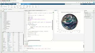 MATLAB Satélite orbitando la tierra Caculo Multivariado [upl. by Nednil]