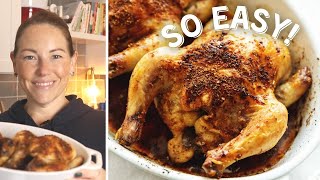 The Easiest Roasted Cornish Hen  Cornish Hens in the Oven [upl. by Lekzehcey]