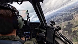 C17 Globemaster III Training Flight • Cockpit View [upl. by Jehoash]