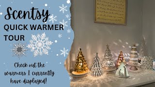 Quick Scentsy holiday 2022 warmer tour [upl. by Enaed]