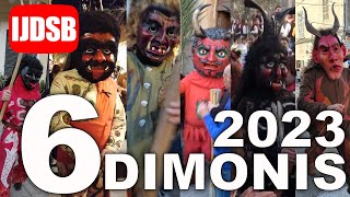 👺 6 DIMONIS de MALLORCA 👹 Sant ANTONI 2023 [upl. by Urbana]