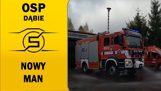 AMERYKAŃSKIE SYGNAŁY W POLSKIM WOZIE STRAŻACKIM  OSP DĄBIE [upl. by Ahtebbat686]