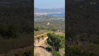 2023  Roc dAzur  7 Oct  1st climb rocdazur vtt rocazur sport canyon adventure [upl. by Inamik]