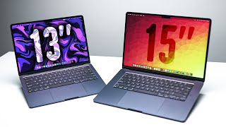 13quot vs 15quot M2 MacBook Air  ULTIMATE Comparison [upl. by Madelle]