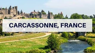 Carcassonne France A Spectacular Walled City [upl. by Nehttam]