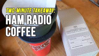 Quirky QRP Products Ham Radio Coffee  Two Minute Takeaway [upl. by Nyhagen]