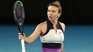 Simona HALEP vs Destanee AIAVA  Melbourne Summer Set 1 2022 LIVESTREAM [upl. by Annirak]