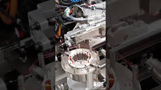 Automatic Needle Winding Machine  BLDC Motor Winding Manufacturing [upl. by Macintosh451]