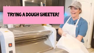 Review  Eugene Dough Sheeter for rolling cookie dough [upl. by Xavier642]