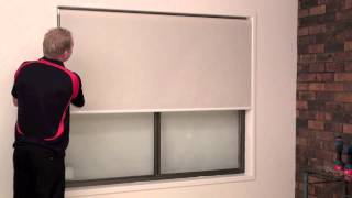 How to Correct the Tracking of a Roller Blind [upl. by Aynot375]