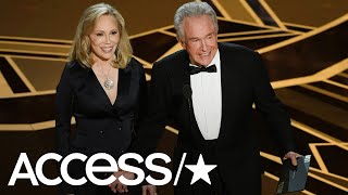 Oscars 2018 Faye Dunaway amp Warren Beatty Return To Present Best Picture After Iconic Flub  Access [upl. by Katzir]