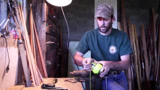 Making a simple bowfishing reel [upl. by Anaic]