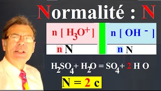 Calculer une normalité  N d’un mono di tri acide ou base [upl. by Enoid423]