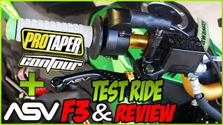 Kawasaki Z125 Pro Taper Raptor Bars  ASV F3 Levers Review [upl. by Borer]