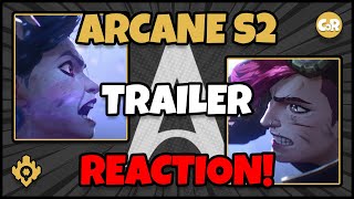 League of Legends Lore  Arcane Season 2 Trailer Reaction [upl. by Yeltihw]