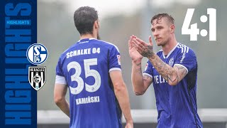 Klarer Sieg bei GERAERTSPREMIERE  HIGHLIGHTS  FC Schalke 04  Heracles Almelo 41 [upl. by Reehsab894]