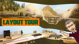 Tour My N Scale Model Railroad Layout [upl. by Elyl]