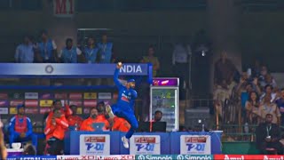 Virat Kohli saved 6 run by diving on boundary line  Match changing save by Virat Kohli Ind vs Afg [upl. by Fougere]