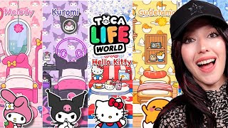 HELLO KITTY VE ARKADAŞLARI EV TASARIMI Toca Life [upl. by Hagai899]