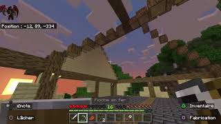 létage et session minage  Minecraft Solo 5 [upl. by Nellaf]