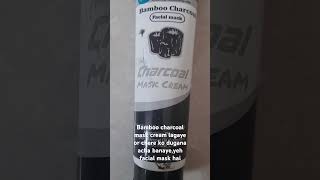 Bamboo charcoal mask cream youtubeshortcharcoal maskyoutube [upl. by Yelrebmyk123]