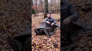 Tarp als Biwaksack  Tarp als Bedroll Variante 1 [upl. by Merritt]