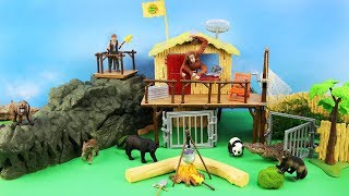 Schleich Safari Zoo Happy Cute Animals for Kids 4 Year Old Gets 12 Toys Animal Figurines [upl. by Robers642]