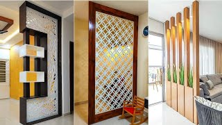 Modern Living Room Partition Wall Design Ideas 2023 Wooden Rooom Divider Ideas Home Interior Design [upl. by Hennebery569]