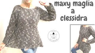 TUTORIAL Maxy maglia a clessidra maglia curvylafatatuttofare [upl. by Limak404]