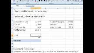 lønn skatt feriepenger  økonomikapittelet 1PY [upl. by Enialem]