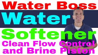 WaterBoss Water Softener Clean Flow Control amp Brine Piston 9 Easy Steps [upl. by Bathsheba]