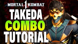 MK1 Takeda Combos  Mortal Kombat 1 Takeda Combo Guide [upl. by Namzzaj614]