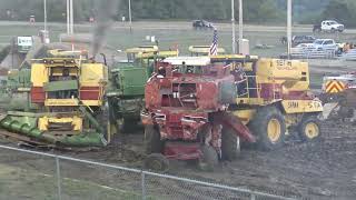 COMBINE DEMO DERBY Scott County Fair [upl. by Ahsotal171]