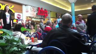 Christmas Food Court Flash Mob Hallelujah Chorus  Must See [upl. by Nnyllaf]