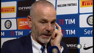 LE PAROLE DI PIOLI DOPO INTERATALANTA [upl. by Susan]