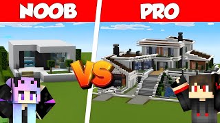 NOOB VS PRO  Safest Security Bunker Build Challenge in Minecraft  Mcflame [upl. by Hofstetter]