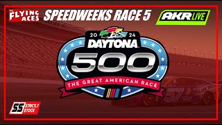 Live IRacing DAYTONA 500 Flying Aces SPEEDWEEKS RACE 5 Saturday February 17th 2024 [upl. by Alam]