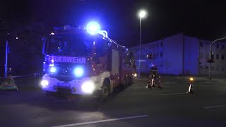 Werkfeuerwehr  FF  RD  Polizei RheinSiegKreis zu Großbrand in Sankt Augustin Zusammenschnitt [upl. by Hanus]