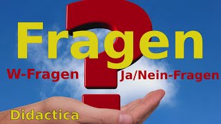 Fragen auf Deutsch WFragen amp JaNeinFragen A1 [upl. by Anitsirhcairam213]