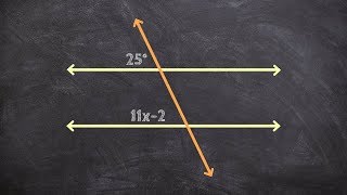 Applying the Relationship of Corresponding Angles to Find the Value of x [upl. by Anedal330]