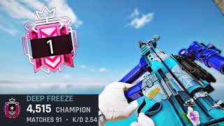 BEST 25KD CHAMPION NO RECOIL SETTINGS  Rainbow six siege [upl. by Eatnad]